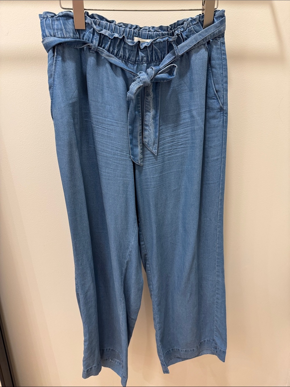 Loft Chambray Waist Tie Pants
